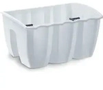 Prosperplast Blumenkasten CROWN Wei&szlig; 39,3 cm