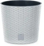 Prosperplast Blumentopf RATO ROUND Wei&szlig; 30 cm