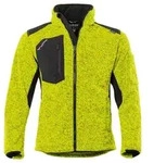 Qualitex Strick-Fleecejacke protectano" kiwi XL"