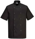 Portwest Cumbria Kochjacke Schwarz S