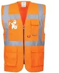 Portwest Warnweste mit Rei&szlig;verschluss EN ISO 20471 - S476 Orange 3XL