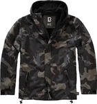 Brandit 66990-180, Brandit Windbreaker Frontzip - Darkcamo / 4XL Herren