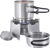 Tatonka 500175, Tatonka Kompakt-Kochset Alcohol Burner Set