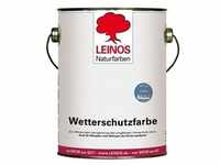 Leinos Wetterschutzfarbe auf Ölbasis 850 Friesenblau - 2,5 l Kanister
