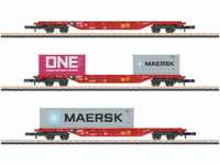Märklin Z 082640 - Containertragwagen-Set Modellbahn