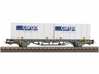 Piko H0 (1:87) 58732 - Containertragwagen Cargo Domino SBB V 2x20 Container