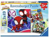Ravensburger RAVE05730 - Spidey und seine Super-Freunde Kinderpuzzle (3 x 49 Teile)
