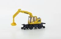 Minis N LC4265 - Liebherr A922 Rail 2-Wege Bagger mit Greifer Modellbahn