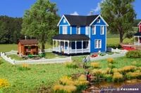 Kibri H0 (1:87) 38841 - H0 Schwedenhaus, blau Modellbahn