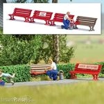 Busch H0 (1:87) 7978 - Action Set: Sitzbank streichen Modellbahn