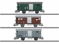 Märklin H0 (1:87) 046568 - Güterwagen-Set mit gedeckten Güterwagen K3 Modellbahn