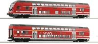 Roco H0 (1:87) 6220066 - 2-tlg. Set: Doppelstockwagen, DB AG Modellbahn
