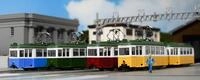 Kato N K14806-3 - Stra&szlig;enbahn D&uuml;wag, 2-tlg., rot/wei&szlig; Modellbahn