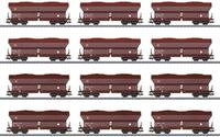 M&auml;rklin H0 (1:87) 046670 - Selbstentladewagen-Set Falns 182 Modellbahn