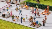 Noch H0 (1:87) 16280 - Figuren-Themenwelt Flohmarkt Modellbahn