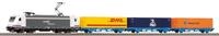Piko 96900 - Start-Set mit Bettung TRAXX RENFE mit 3 Containertragwagen...