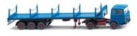 Wiking H0 (1:87) 055406 - Rungensattelzug (MB) - azurblau Modellbahn