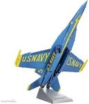 Metal Earth 502912 - Metal Earth: Iconx Blue Angels F/A-18 Super Hornet