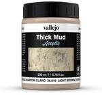 Vallejo 26810 - Light Brown Thick Mud 200 ml Modellbau