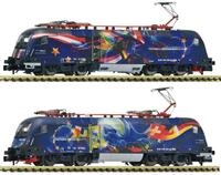 Fleischmann N 7560070 - Elektrolokomotive 1116 212-2 Fu&szlig;ball vereint Europa, &Ouml;BB