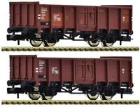 Fleischmann N 6660138 - 2-tlg. Set: Offene G&uuml;terwagen, DR Modellbahn