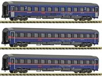 Fleischmann N 6260084 - 3-tlg. Set: Eurofima-Wagen Nightjet, &Ouml;BB Modellbahn