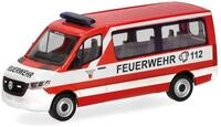 Herpa H0 (1:87) 098885 - Mercedes-Benz Sprinter 18 Flachdach Bus Feuerwehr...