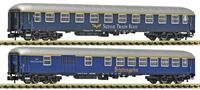 Fleischmann N 6260083 - 2-tlg. Set 2: Schnellzugwagen, Suisse Train Bleu...