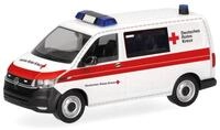 Herpa H0 (1:87) 098960 - Volkswagen (VW) T6.1 Halbbus DRK (Deutsches Rotes...