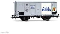 Rivarossi H0 (1:87) HR6711 - FS, 2-achs. K&uuml;hlwagen Hgb, Metallaufbau, silberne
