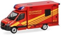 Herpa H0 (1:87) 098755 - Mercedes-Benz Sprinter 18 Fahrtec Rettungswagen...