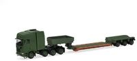 Herpa H0 (1:87) 747295 - Scania CR 20 HD Tieflade-Sattelzug "D&auml;nische Armee "...