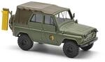 Busch H0 (1:87) 52124 - UAZ 469, Raketen und Waffentechnischer Dienst NVA...