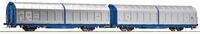 Roco H0 (1:87) 6600276 - Schiebewandwagen-Doppeleinheit, Transwaggon Modellbahn