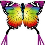 Ecoline 102223 - Butterfly Kite Rainbow - Kinderdrachen, ab 5 Jahren, 95x120cm ,