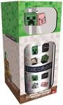 Stor Minecraft Glas Tumbler mit Trinkhalmen Characters 485 ml Fan Artikel...