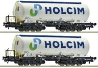 Roco H0 (1:87) 6600233 - 2-tlg. Set: Silowagen, Holcim Modellbahn