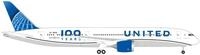 Herpa 539050 - United Airlines Boeing 787-9 Dreamliner "100 Years " - N61101