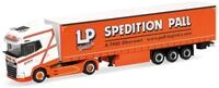 Herpa H0 (1:87) 319126 - DAF XG+ Gardinenplanen-Sattelzug Ludwig Pall