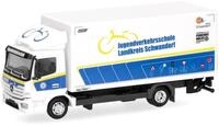 Herpa H0 (1:87) 098915 - Mercedes-Benz Atego 13 box truck with rear tail lift Junior