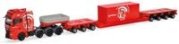 Herpa H0 (1:87) 320764 - MAN TGX GX Tieflade-Sattelzug mit 20 ft. Container De Romein
