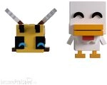Youtooz YOTO65972 - Minecraft Vinyl Figuren Bee and Chicken Monitor Buddiez Fan