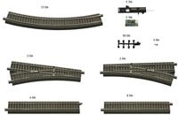 Roco H0 (1:87) 51250 - Gleis-Erg&auml;nzungsset f&uuml;r Digital Starter Sets Modellbahn