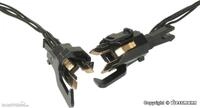 Viessmann H0 (1:87) 5071 - H0 Stromf&uuml;hrende Kupplungen, 4-polig, 1 Paar Modellbahn