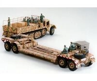Tamiya 300035246 - 1:35 Dt. SdKfz.9 Famo m.Tieflader (12) Modellbau