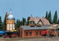 Faller N 222141 - Lokschuppen, 1-st&auml;ndig Modellbahn