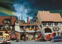 Faller H0 (1:87) 130429 - Brandruine Gasthaus Zur Sonne Modellbahn
