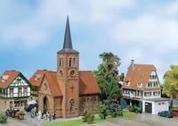 Faller H0 (1:87) 130239 - Kleinstadt-Kirche Modellbahn