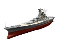 Tamiya 300078025 - 1:350 Jap. Schlachtschiff Yamato Modellbau
