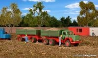 Kibri H0 (1:87) 14063 - Spur H0 MAGIRUS DEUTZ 230 D 26 AK mit H&auml;nger Modellbahn